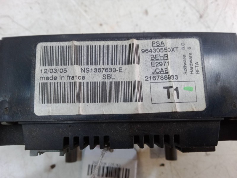 Recambio de mando climatizador para peugeot 206 sw (2e/k) 1.4 hdi referencia OEM IAM   