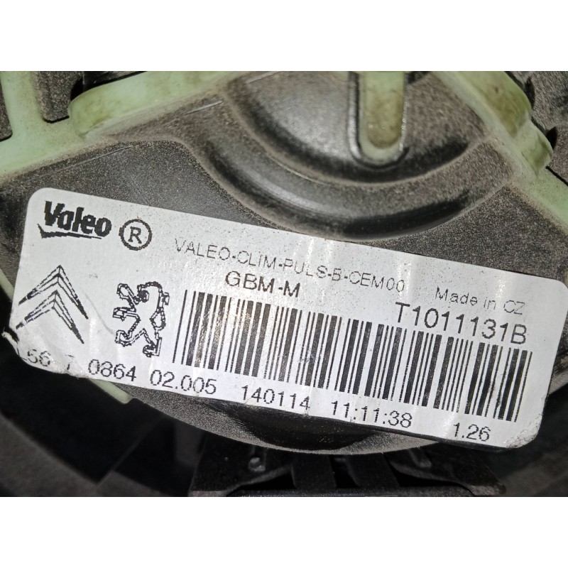 Recambio de motor calefaccion para citroën ds4 (nx_) 1.6 hdi 115 referencia OEM IAM T1011131B  