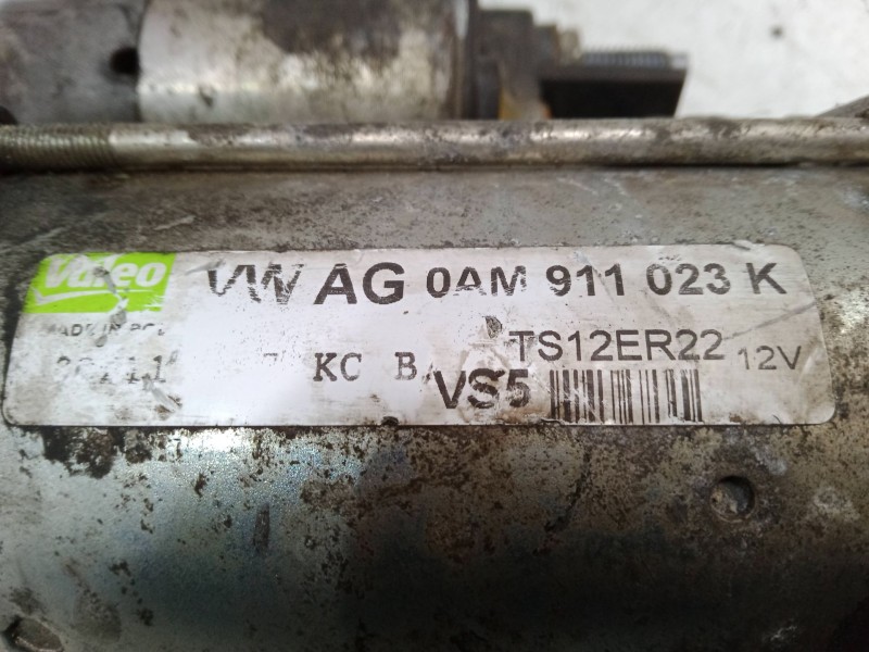 Recambio de motor arranque para skoda fabia ii (542) 1.4 tsi rs referencia OEM IAM 0AM911023K  TS12ER22