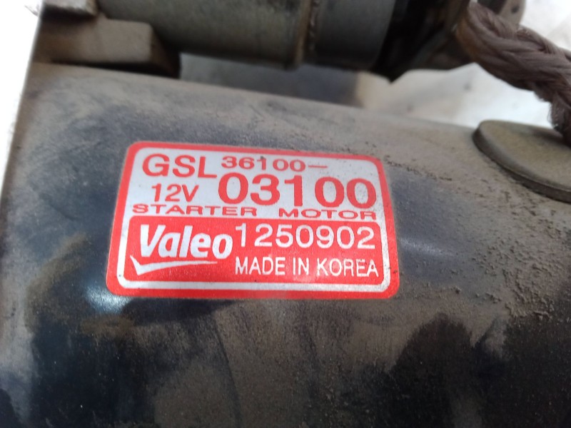Recambio de motor arranque para hyundai i20 i (pb, pbt) 1.2 referencia OEM IAM 3610003201  1250902