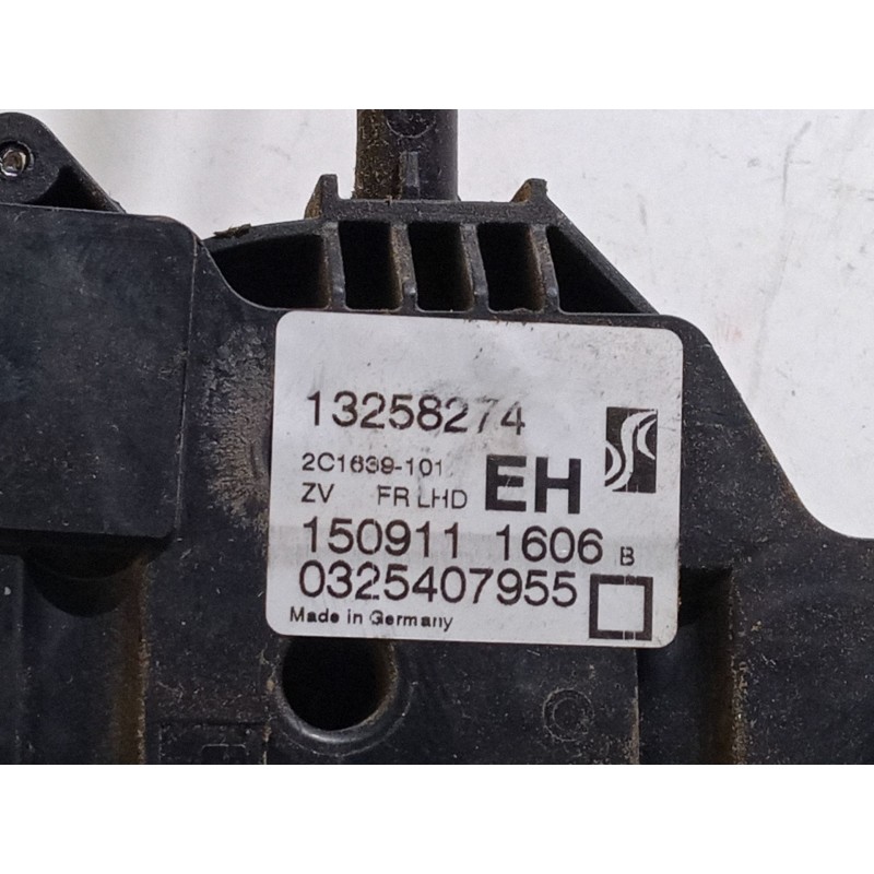 Recambio de cerradura puerta delantera derecha para opel corsa d (s07) 1.0 (l08, l68) referencia OEM IAM 13258274.1509111606  