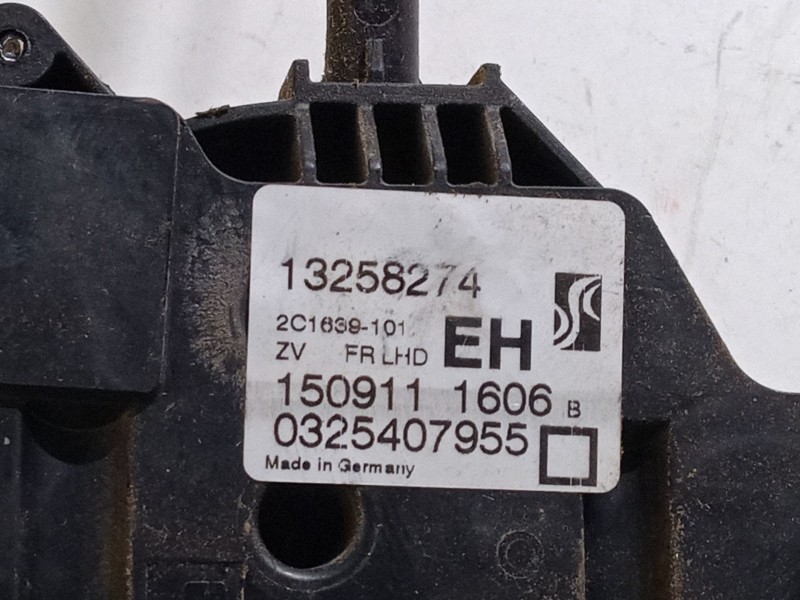 Recambio de cerradura puerta delantera derecha para opel corsa d (s07) 1.0 (l08, l68) referencia OEM IAM 13258274.1509111606  