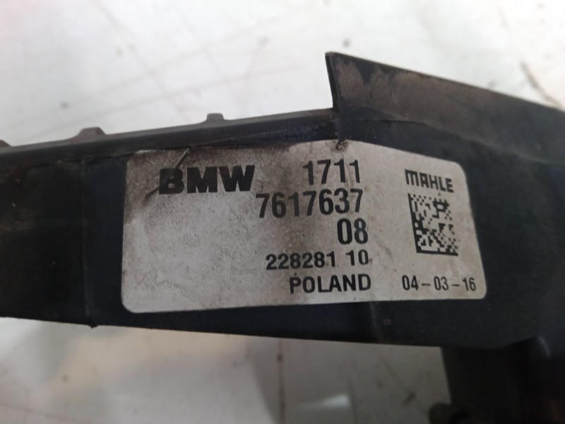 Recambio de radiador agua para bmw 2 active tourer (f45) 220 d referencia OEM IAM 17117617637  7617637