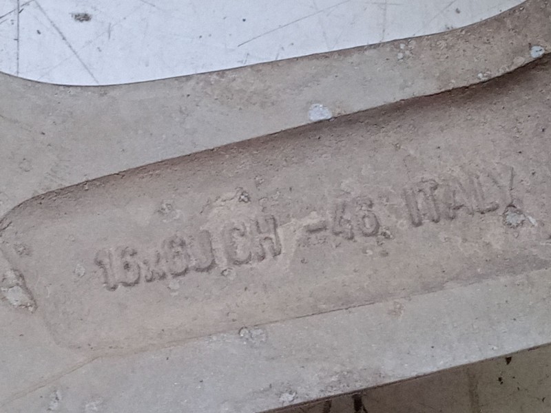 Recambio de llanta aluminio 16´´ para mitsubishi montero io i (h6_w, h7_w) 1.8 (h76w, h66w) referencia OEM IAM   