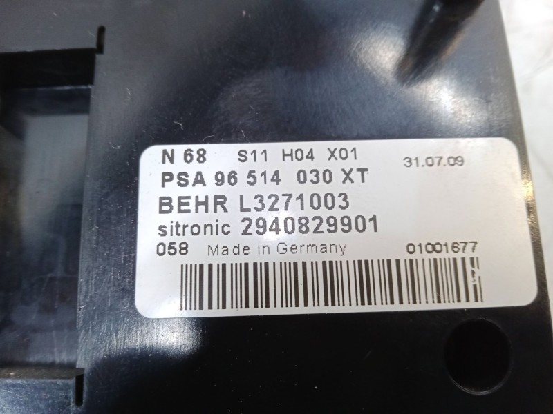 Recambio de mando climatizador para citroën xsara picasso (n68) 1.6 hdi referencia OEM IAM   