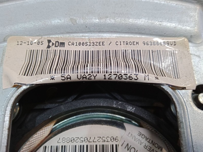 Recambio de airbag volante para citroën c3 i (fc_, fn_) 1.4 hdi referencia OEM IAM 96380009VD  