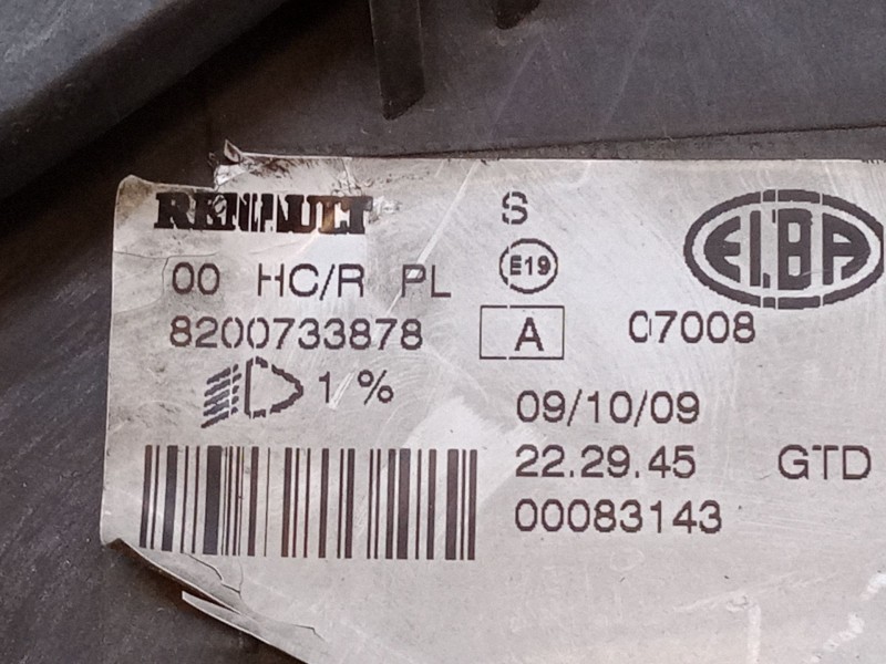 Recambio de faro izquierdo para dacia sandero 1.5 dci referencia OEM IAM   