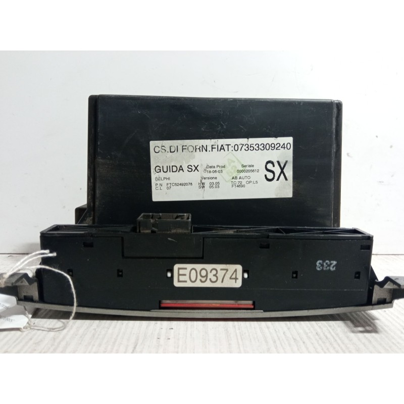 Recambio de mando climatizador para alfa romeo 147 (937_) 1.6 16v t.spark eco (937.axa1a, 937.bxa1a) referencia OEM IAM FTC52492