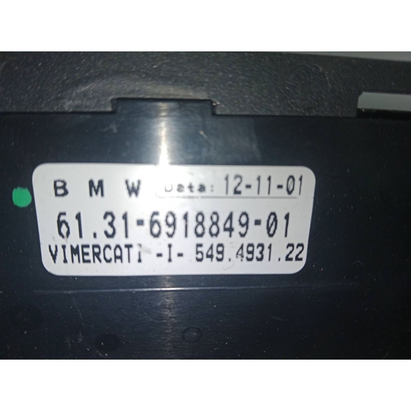 Recambio de conmutador de luces para bmw 7 (e65, e66, e67) 735 i, li referencia OEM IAM 61.31-6918849-01.549.4931.22  