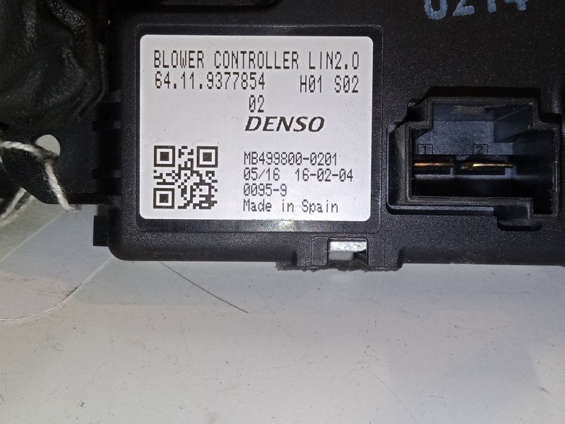 Recambio de resistencia calefaccion para bmw 2 active tourer (f45) 220 d referencia OEM IAM 64119377854  MB4998000201