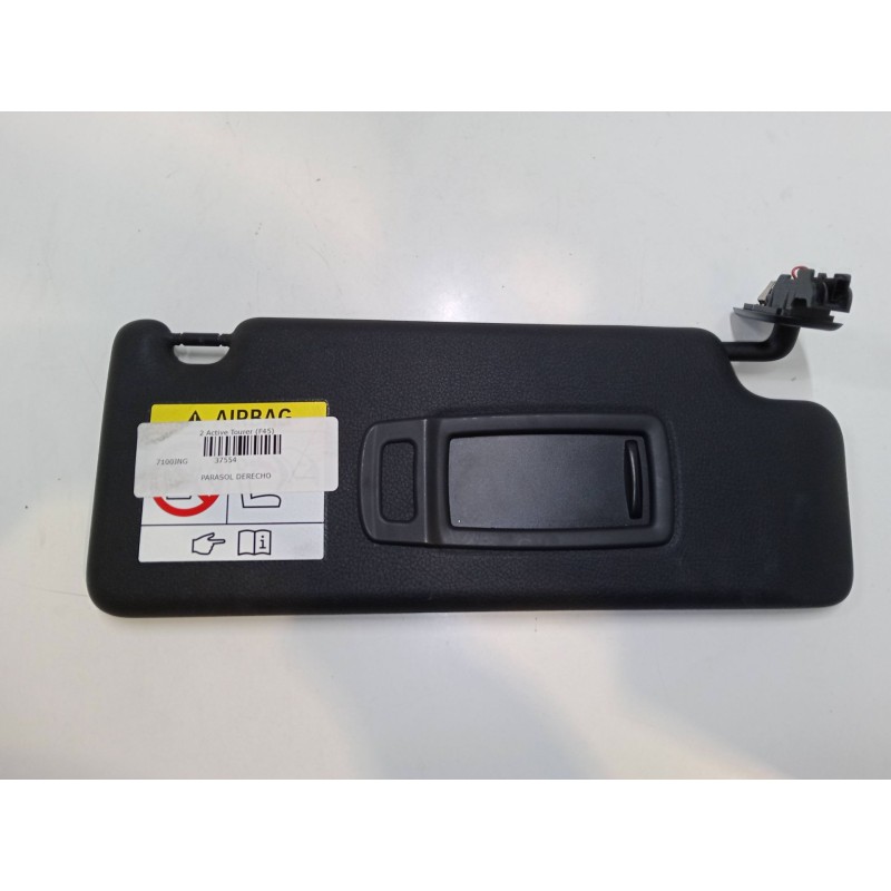 Recambio de parasol derecho para bmw 2 active tourer (f45) 220 d referencia OEM IAM   