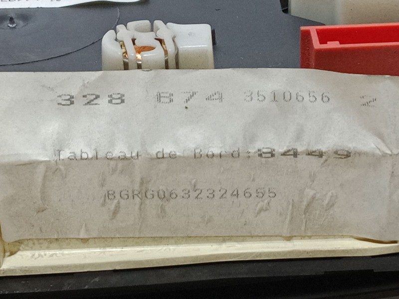 Recambio de cuadro instrumentos para renault laguna ii (bg0/1_) 1.9 dci (bg08, bg0g) referencia OEM IAM 8200328449  50101/888/00