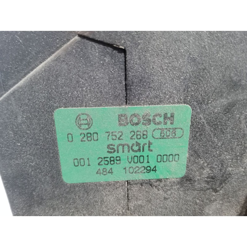 Recambio de pedal acelerador para smart fortwo coupé (450) 0.7 (450.352, 450.332) referencia OEM IAM 0012589V001000  0280752268
