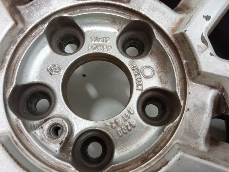 Recambio de llanta aluminio 17´´ para renault laguna ii (bg0/1_) 1.9 dci (bg08, bg0g) referencia OEM IAM   