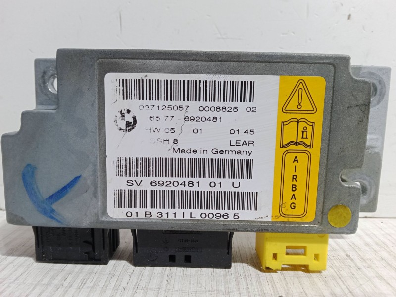 Recambio de centralita airbag para bmw 7 (e65, e66, e67) 735 i, li referencia OEM IAM 65776920481  