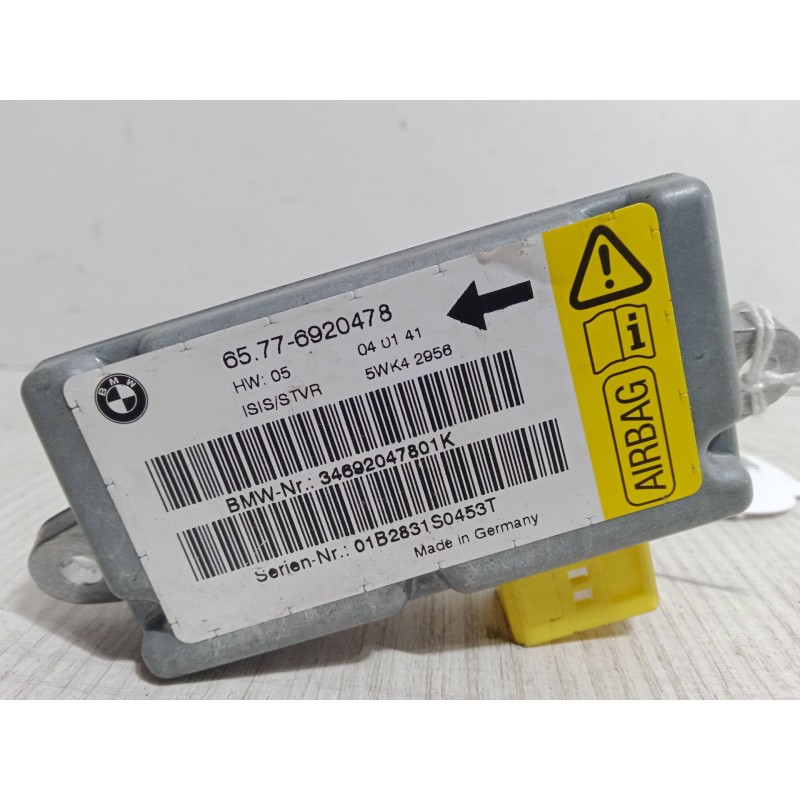 Recambio de centralita airbag para bmw 7 (e65, e66, e67) 735 i, li referencia OEM IAM 65.77-6920478  