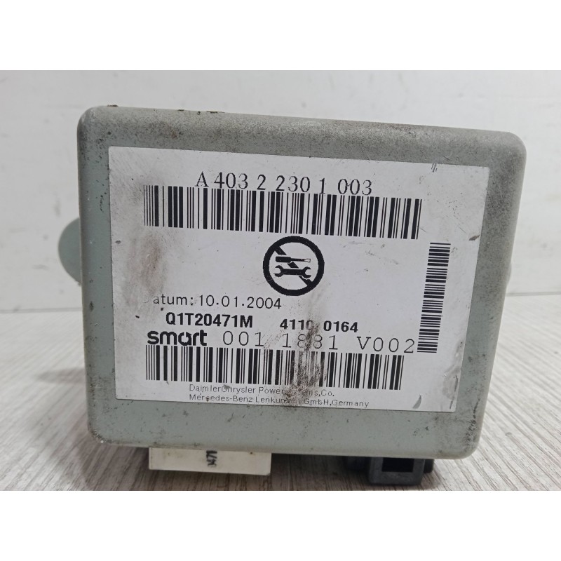 Recambio de centralita airbag para smart fortwo coupé (450) 0.7 (450.352, 450.332) referencia OEM IAM   