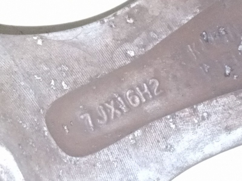 Recambio de llanta aluminio 16´´ para hyundai santa fé i (sm) 2.0 crdi referencia OEM IAM 7Jx16H2  