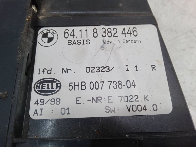 Recambio de mando climatizador para bmw 3 (e46) 318 i referencia OEM IAM   