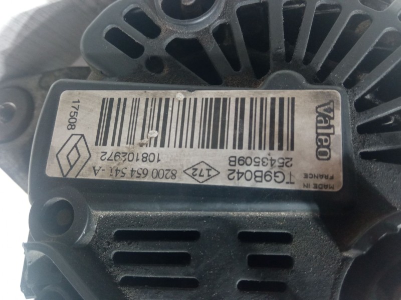 Recambio de alternador para renault clio iii (br0/1, cr0/1) 1.2 16v (br02, br0j, br11, cr02, cr0j, cr11) referencia OEM IAM TG9B