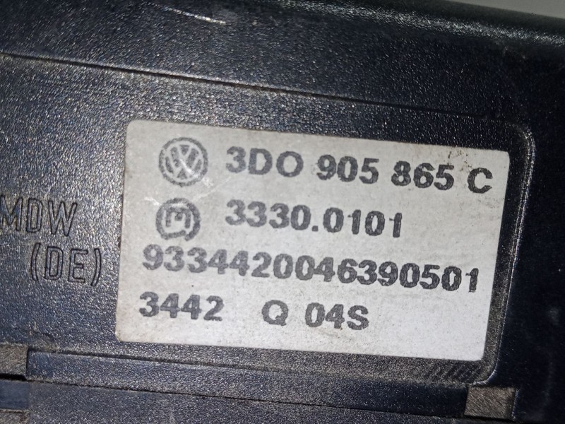 Recambio de clausor para volkswagen touareg (7la, 7l6, 7l7) 2.5 r5 tdi referencia OEM IAM 3DO905865C.3330.0101   Recambio de clausor para volkswagen touareg (7la, 7l6, 7l7) 2.5 r5 tdi referencia OEM IAM 3DO905865C.3330.0101
