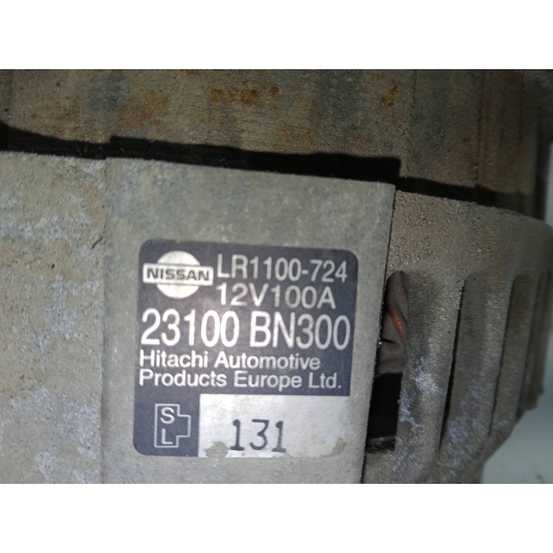Recambio de alternador para nissan almera ii hatchback (n16) 2.2 di referencia OEM IAM 23100BN300  LR1100-724