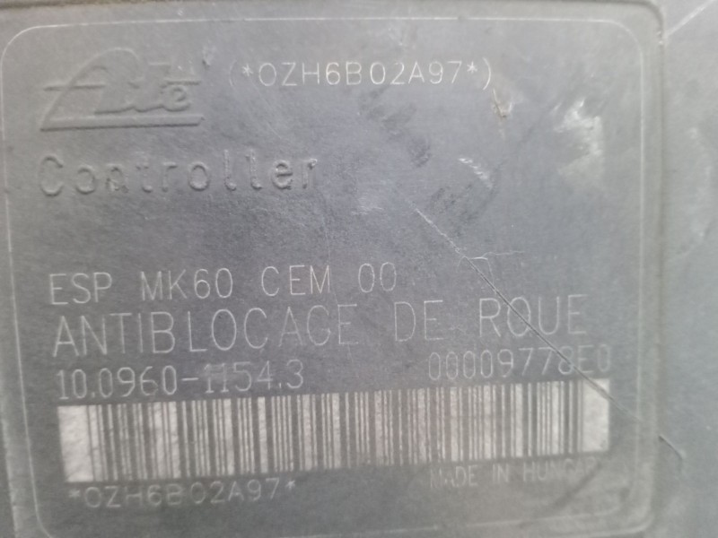 Recambio de abs para peugeot 1007 (km_) 1.4 hdi referencia OEM IAM 9654777580  10020601974  10096011543