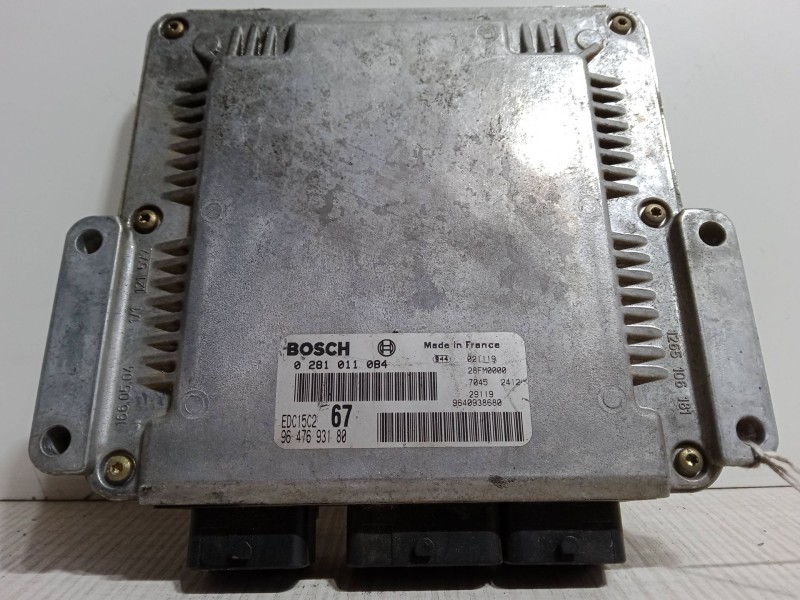 Recambio de centralita motor uce para citroën xsara picasso (n68) 2.0 hdi referencia OEM IAM 0281011084 EDC15C2 9647693180
