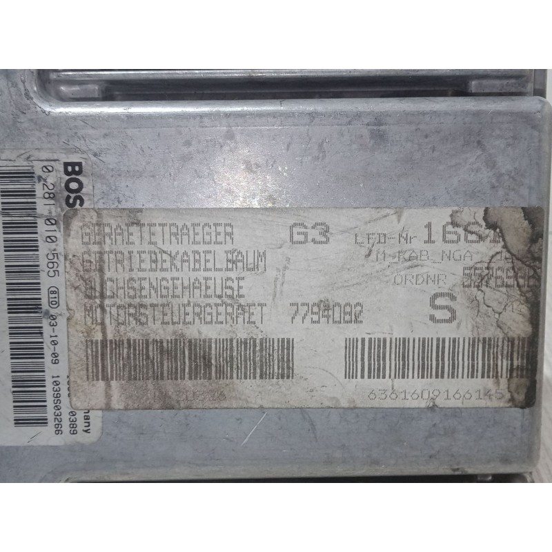 Recambio de centralita motor uce para bmw 3 compact (e46) 320 td referencia OEM IAM DDE7793443  0281010565