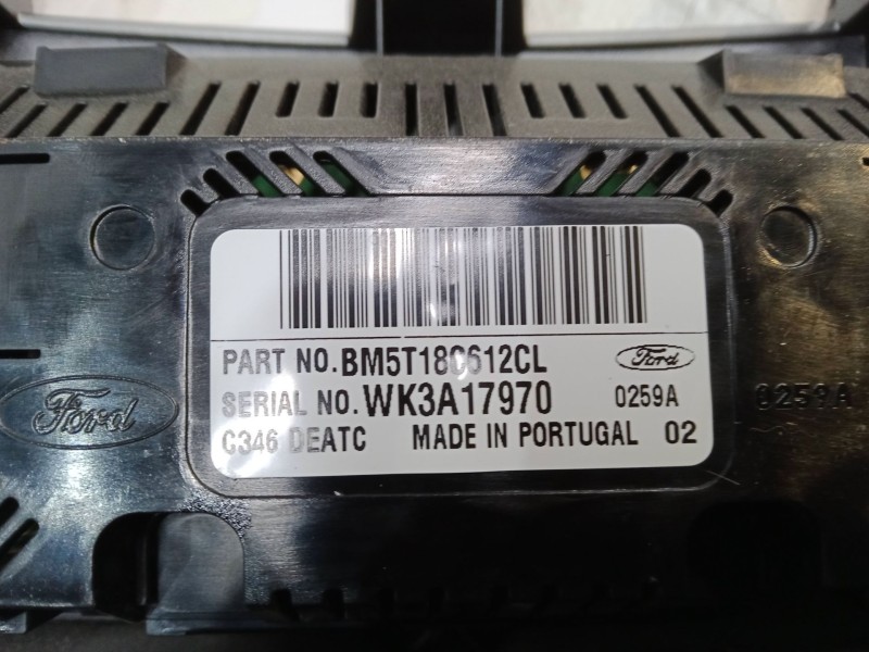 Recambio de mando climatizador para ford focus iii 1.0 ecoboost referencia OEM IAM BM5T18C612CL  