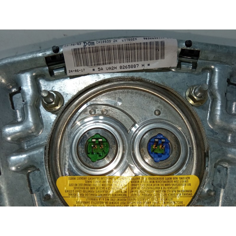 Recambio de airbag volante para citroën c5 i (dc_) 2.0 hdi (dcrhzb, dcrhze) referencia OEM IAM 96326381ZK  