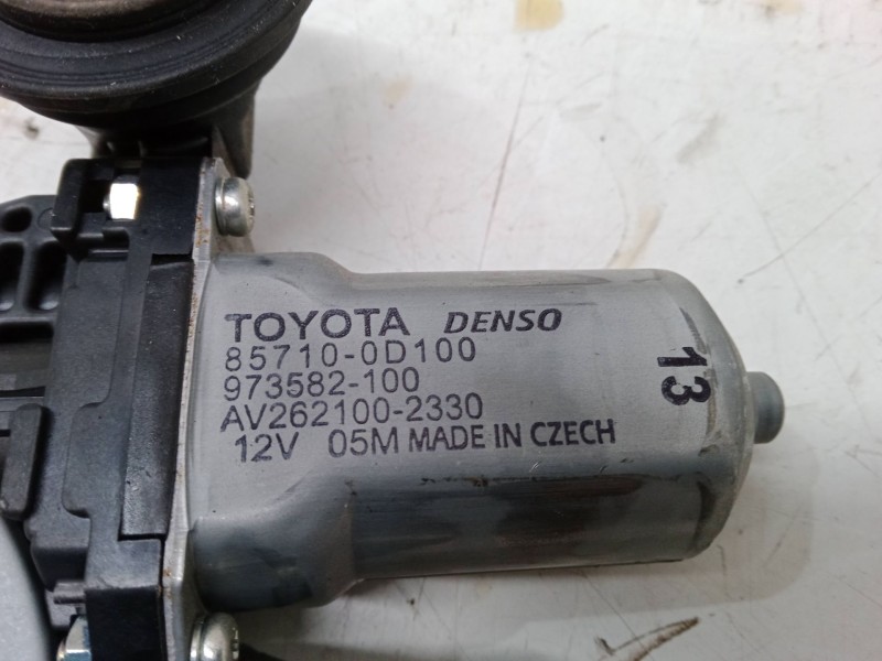 Recambio de elevalunas electrico delantero derecho para toyota yaris (_p9_) 1.33 vvt-i (nsp90_) referencia OEM IAM 857010D010  9