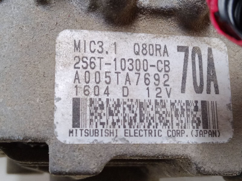 Recambio de alternador para ford fiesta v (jh_, jd_) 1.4 16v referencia OEM IAM A005TA7692  2S6T10300CB