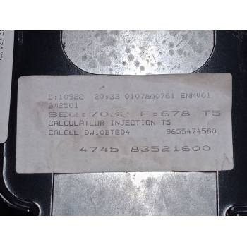 CENTRALITA MOTOR UCE 9655041480 5WS40029IT