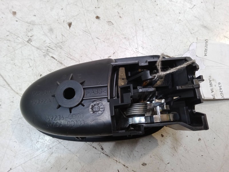Recambio de maneta interior puerta delantera izquierda para toyota yaris (_p9_) 1.33 vvt-i (nsp90_) referencia OEM IAM   