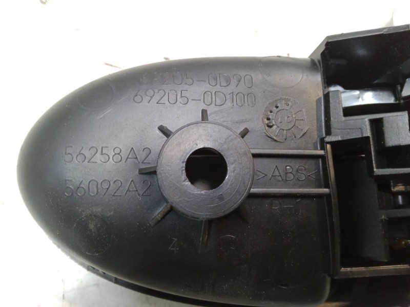 Recambio de maneta interior puerta trasera derecha para toyota yaris (_p9_) 1.33 vvt-i (nsp90_) referencia OEM IAM   