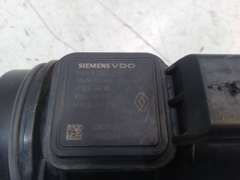 Recambio de caudalimetro para renault clio iii (br0/1, cr0/1) 1.5 dci (br0h, cr0h, cr1s, br1s) referencia OEM IAM 8200358901 H82