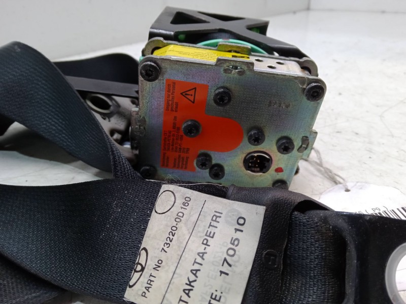 Recambio de cinturon seguridad delantero izquierdo para toyota yaris (_p9_) 1.33 vvt-i (nsp90_) referencia OEM IAM   