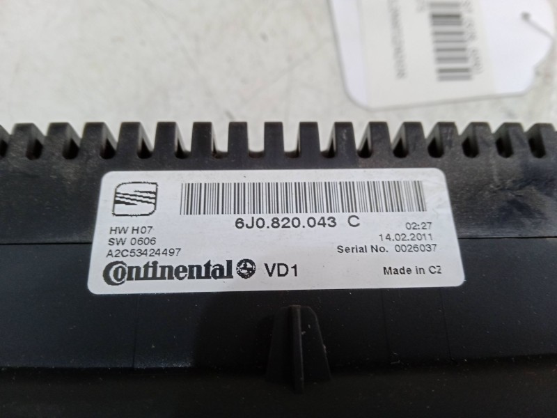 Recambio de mando climatizador para seat ibiza iv st (6j8, 6p8) 1.4 referencia OEM IAM   