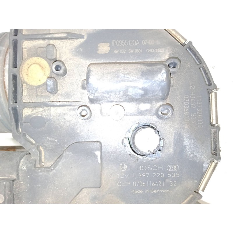 Recambio de motor limpiaparabrisas delantero derecho para seat leon (1p1) 1.9 tdi referencia OEM IAM P09551204  