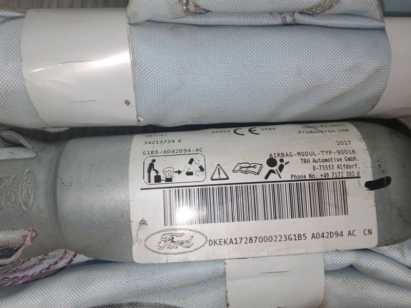 Recambio de airbag cortina delantero derecho para ford ka+ iii (uk, fk) 1.2 ti-vct referencia OEM IAM CN15A042D94  