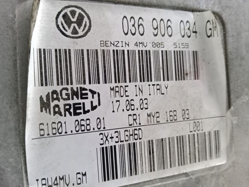 Recambio de centralita motor uce para seat ibiza iii (6l1) 2.0 referencia OEM IAM 036906034GM  