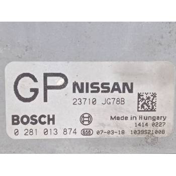 CENTRALITA MOTOR UCE 0281013874 23710JG78B