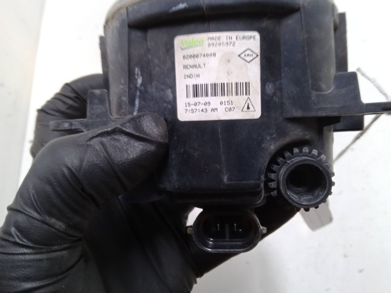 Recambio de faro antiniebla derecho para renault scénic iii (jz0/1_) 1.6 16v (jz0u, jz1b) referencia OEM IAM 8200074008  