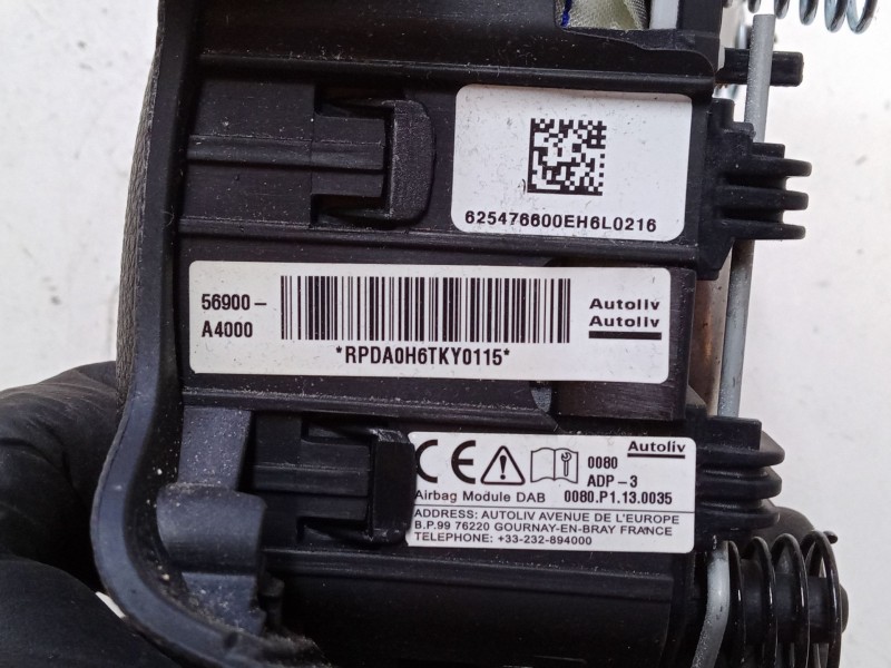 Recambio de airbag volante para kia carens iv 1.7 crdi referencia OEM IAM 56900A4000  