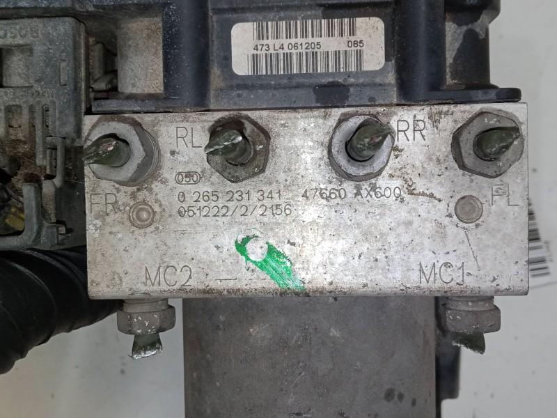 Recambio de abs para nissan micra iii (k12) 1.4 16v referencia OEM IAM 47660AX600 0265800319 0265231341
