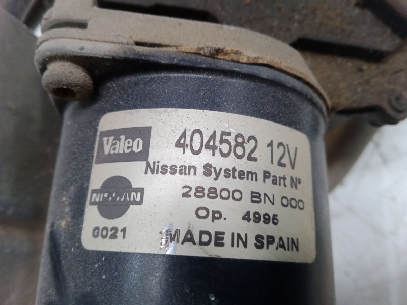 Recambio de motor limpia delantero para nissan almera ii hatchback (n16) 1.5 referencia OEM IAM 28800BN000  404582