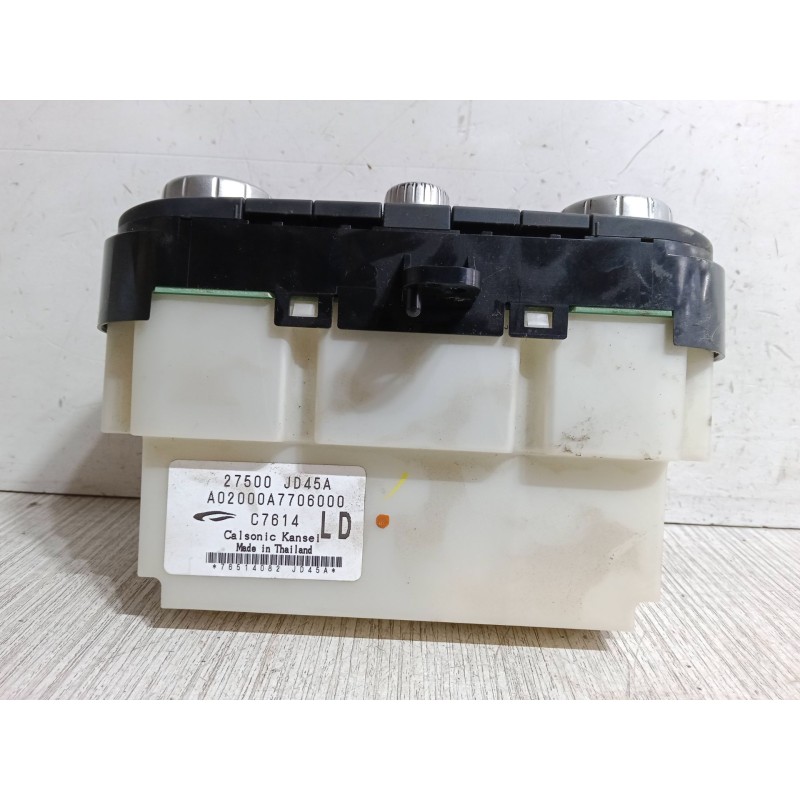 Recambio de mando climatizador para nissan qashqai / qashqai +2 i (j10, nj10, jj10e) 1.5 dci referencia OEM IAM 27500JD45A  