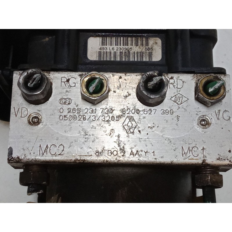 Recambio de abs para renault scénic ii (jm0/1_) 1.5 dci (jm1e, jm16) referencia OEM IAM 8200527390  0265231734