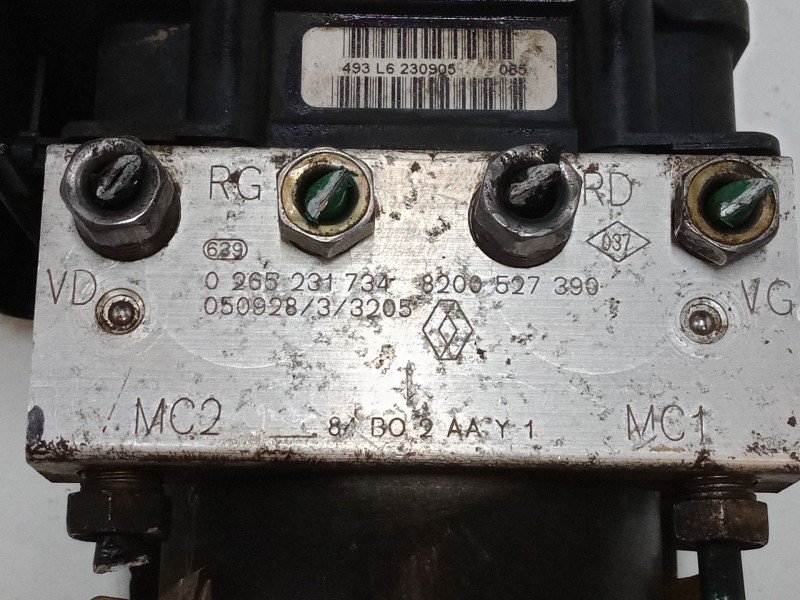 Recambio de abs para renault scénic ii (jm0/1_) 1.5 dci (jm1e, jm16) referencia OEM IAM 8200527390  0265231734